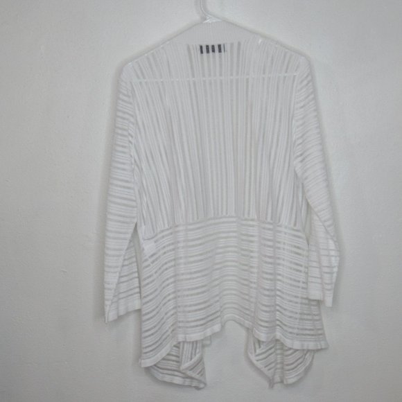 Kasper Women Open Front Flyaway Cardigan Size L - Picture 3 of 6